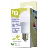 HQ E27 LED Lamp A60 Dimbaar 6,5 W (40 W) - Warm White