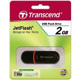 Transcend JetFlash 300 2 GB LED USB 2.0 Black/Red