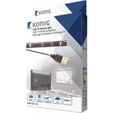 Konig USB LED TV-strip 90 CM - Cool White