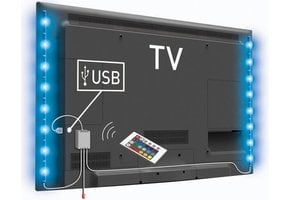 Konig USB LED TV-strip 2-set 50 CM - RGB met Afstandbediening