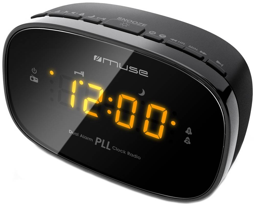 Muse M-150 CR Klokradio PLL - Black