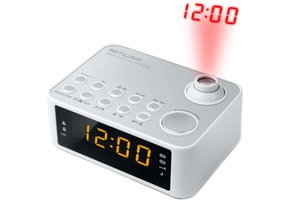 Muse M-178 PW Klokradio met Projectieklok - Zilver