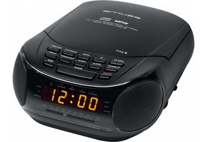 Muse M-125 CRB Klokradio met CD / MP3-speler - Black