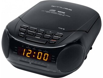 Muse M-125 CRB Klokradio met CD / MP3-speler - Black