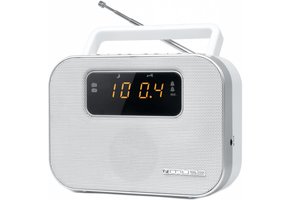 Muse M-081 RW 2-band PLL Portable Radio - White