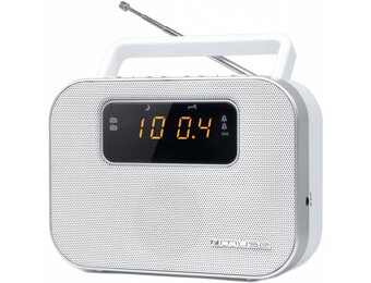 Muse M-081 RW 2-band PLL Portable Radio - White
