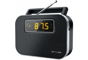Muse M-081 R 2-band PLL Portable Radio - Black
