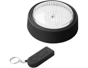 ProPlus 5 LED's Druklamp met Afstandsbediening - Black