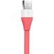 Rock Rock Flat Data LED Kabel Auto-Disconnect Micro-USB - Red Rock Rock Flat Data LED Kabel Auto-Disconnect Micro-USB - Red