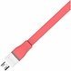 Rock Rock Flat Data LED Kabel Auto-Disconnect Micro-USB - Red Rock Rock Flat Data LED Kabel Auto-Disconnect Micro-USB - Red