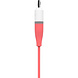 Rock Rock Flat Data LED Kabel Auto-Disconnect Micro-USB - Red Rock Rock Flat Data LED Kabel Auto-Disconnect Micro-USB - Red