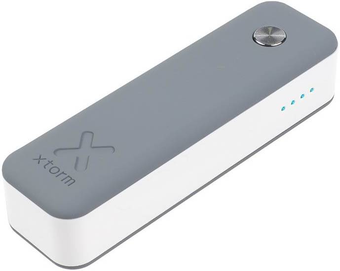 Xtorm LED Powerbank Move 2600 mAh - Antraciet