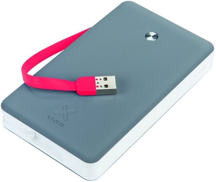 Xtorm LED Powerbank Free 15000 mAh - Antraciet