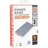 Xtorm LED Powerbank Free 15000 mAh - Antraciet