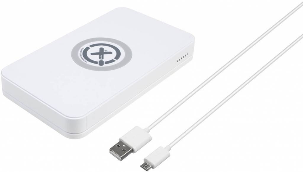 Xtorm LED Powerbank Wireless 10000 mAh - White