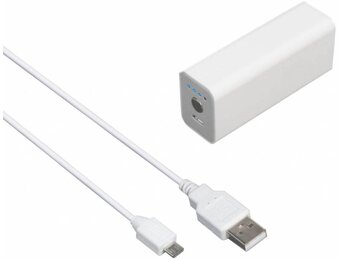 Xtorm LED Powerbank Pocket 2600 mAh - White