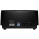 Fantec Fantec MR-Copy DU3 HDD USB 3.0 LED Docking Station - Black Fantec Fantec MR-Copy DU3 HDD USB 3.0 LED Docking Station - Black