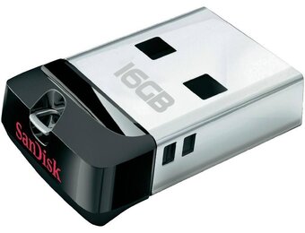 SanDisk LED USB-stick Cruzer Fit 16GB