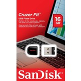 SanDisk LED USB-stick Cruzer Fit 16GB