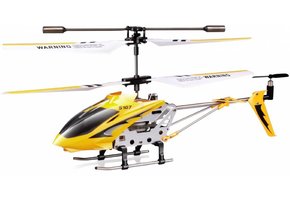 Syma S107G 3-Channel RC Mini LED Helicopter - Yellow