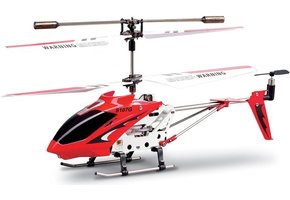 Syma S107G 3-Channel RC Mini LED Helicopter - Rood