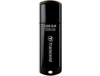 Transcend JetFlash 700 124GB LED USB 3.0 SuperSpeed - Black