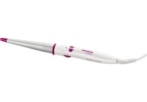 Grundig HS 6130 LED Conical Curling Krultang - Silver/Pink/White