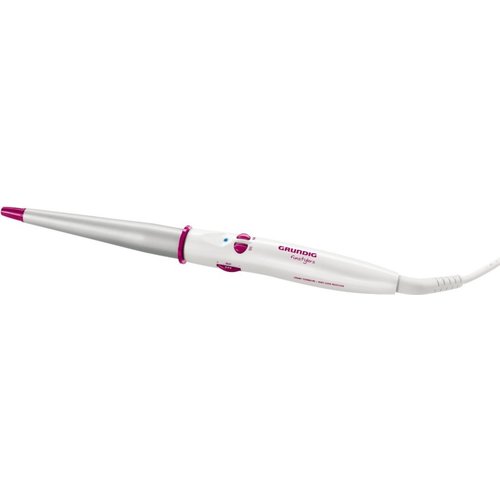 Grundig Grundig HS 6130 LED Conical Curling Krultang - Silver/Pink/White Grundig Grundig HS 6130 LED Conical Curling Krultang - Silver/Pink/White