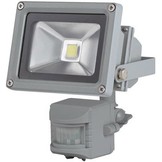 Perel LEDA3001CW-GP COB 6500K LED Lamp met Bewegingssensor 10 W - Grey