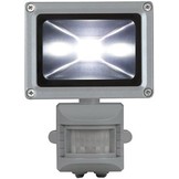 Perel LEDA3001CW-GP COB 6500K LED Lamp met Bewegingssensor 10 W - Grey