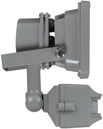 Perel LEDA3001CW-GP COB 6500K LED Lamp met Bewegingssensor 10 W - Grey