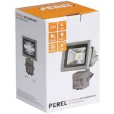 Perel LEDA3001CW-GP COB 6500K LED Lamp met Bewegingssensor 10 W - Grey