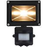 Perel LEDA3001WW-BP COB 3800K LED Lamp met Bewegingssensor 10 W - Black