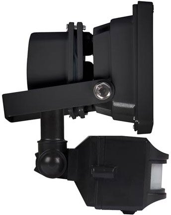 Perel LEDA3001WW-BP COB 3800K LED Lamp met Bewegingssensor 10 W - Black