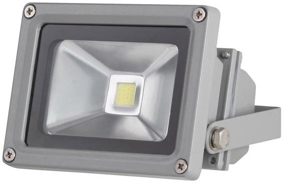 Perel LEDA3001WW-G COB 3800K LED Lamp 10 W - Grey