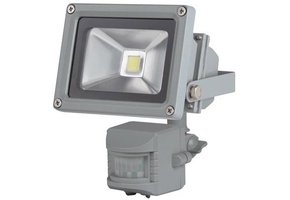 Perel LEDA3001WW-GP COB 3800K LED Lamp met Bewegingssensor 10 W - Grey