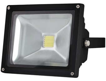 Perel LEDA3002CW-B COB 6500K LED Lamp 20 W - Black