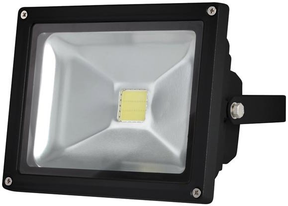 Perel LEDA3002CW-B COB 6500K LED Lamp 20 W - Black