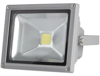 Perel LEDA3002CW-G COB 6500K LED Lamp 20 W - Grey