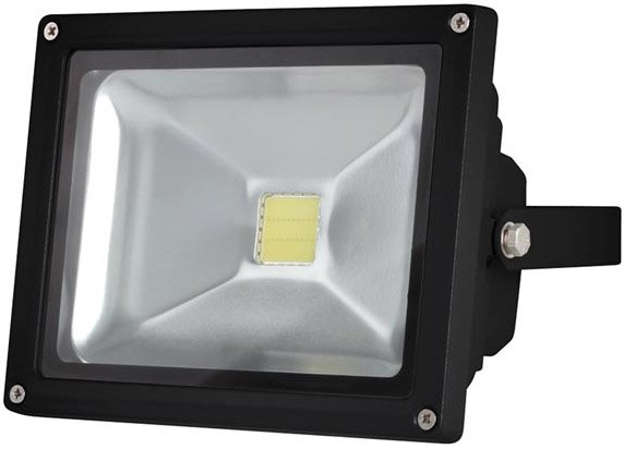 Perel LEDA3002WW-B COB 3800K LED Lamp 20 W - Black