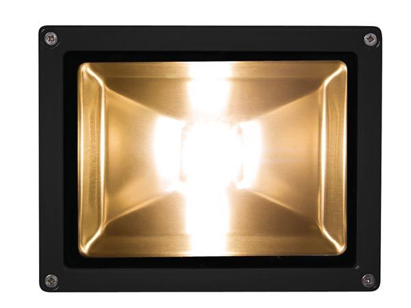 Perel LEDA3002WW-B COB 3800K LED Lamp 20 W - Black