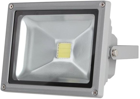 Perel LEDA3002WW-G COB 3800K LED Lamp 20 W - Grey