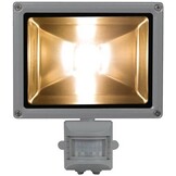 Perel LEDA3002WW-GP COB 3800K LED Lamp met Bewegingssensor 20 W - Grey