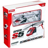 Syma S5 Speed 3-Channel RC Mini LED Helicopter - White