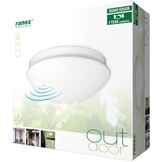 Ranex Cork LED Plafonniere met Bewegingsmelder - White