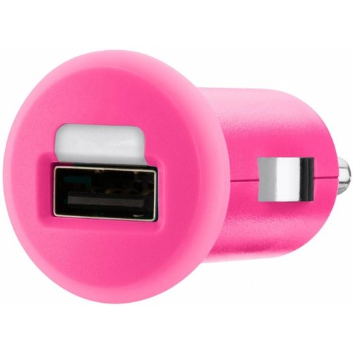 Belkin Belkin Mixit LED USB Autolader 1 A - Pink Belkin Belkin Mixit LED USB Autolader 1 A - Pink