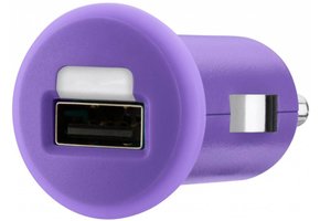 Belkin Mixit LED USB Autolader 1 A - Purple