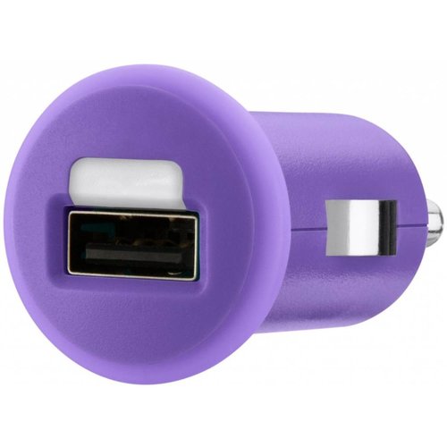 Belkin Belkin Mixit LED USB Autolader 1 A - Purple Belkin Belkin Mixit LED USB Autolader 1 A - Purple