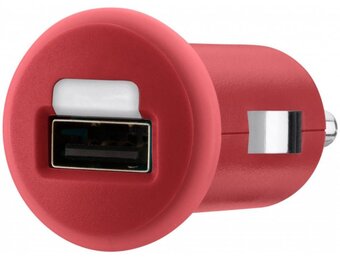 Belkin Mixit LED USB Autolader 1 A - Red