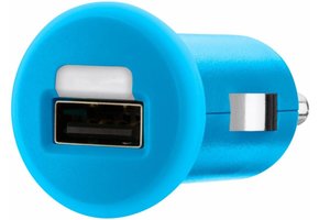 Belkin Mixit LED USB Autolader 1 A - Blue